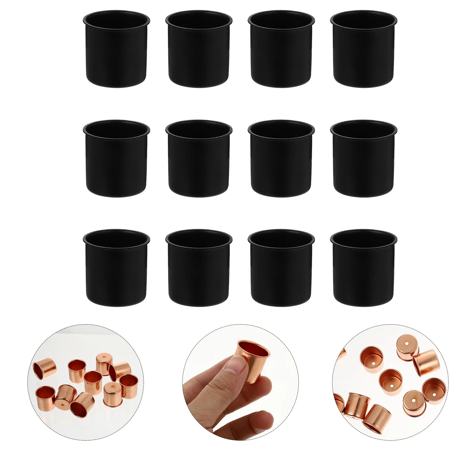 10Pcs DIY Scented Candle Cup Christmas Empty Home Table Candlestick | Дом и сад