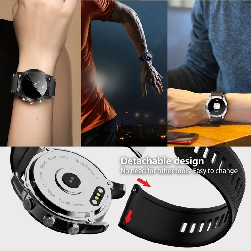 

EDAL Bluetooth Smartwatch Color Screen Sport Multifunction Smart Wristband Bracelet Fitness Track Band For IPhone IOS Android