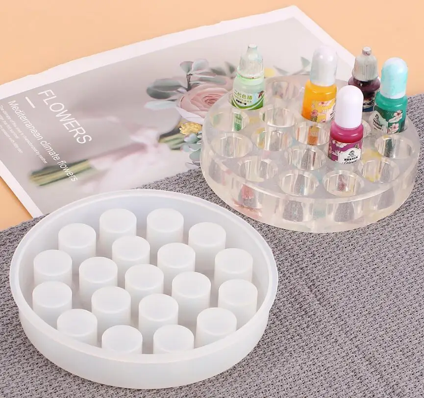 

Crystal Lipstick Storage Silicone Mold Handmade Lipstick Multi-purpose Collection Box DIY Resin Casting Molds Jewelry Making