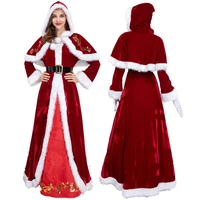 2020 womens christmas dress cute santa plus size red christmas performance costume