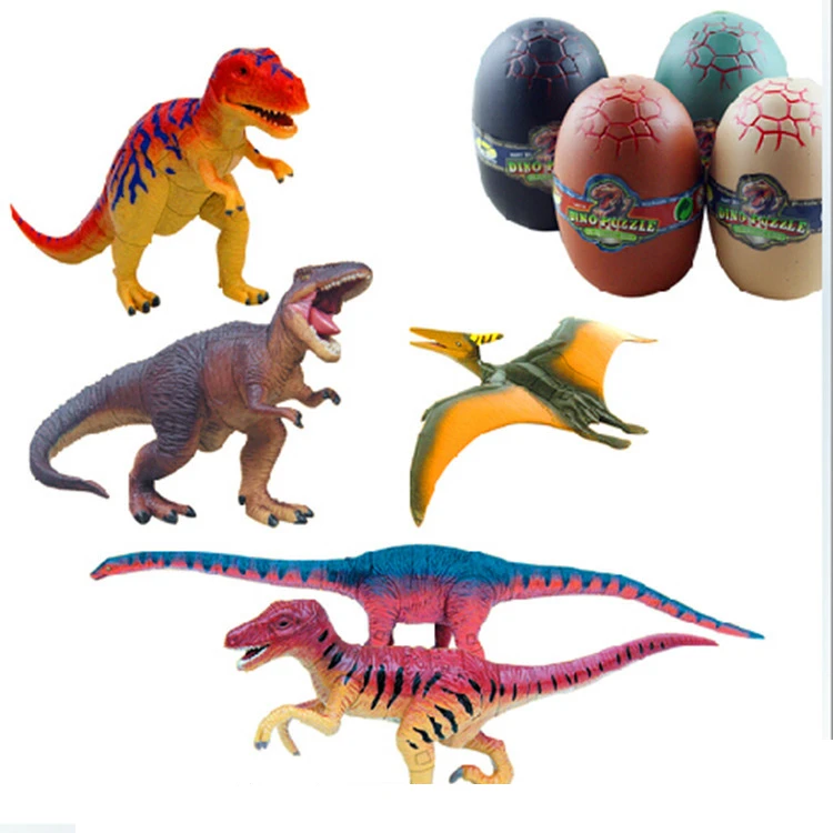 

4pcs 4D Assembled Dinosaur Eggs Modeling Deformed Toys Kids Three-dimensional Puzzle Educational Toy Gifts Style Random