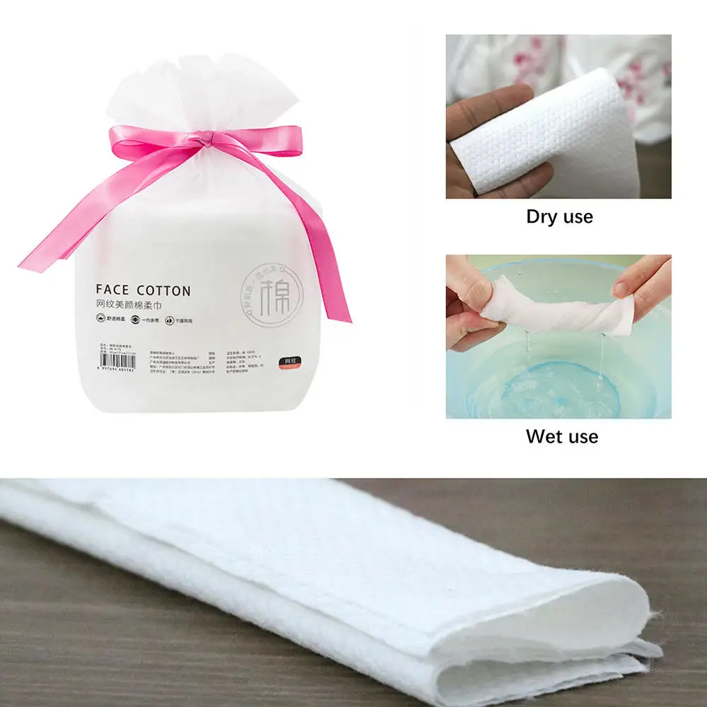 1 рулон одноразовых Уход за кожей лица Полотенца нетканый материал для