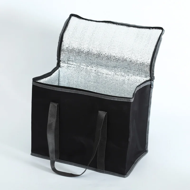 Изолированные сумки для покупок или доставки продуктов прочная молния складная