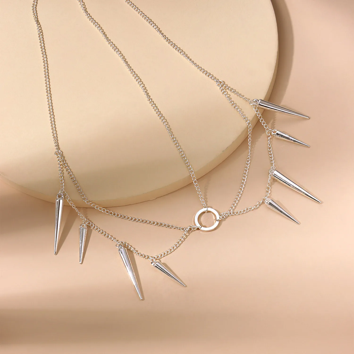 FUN-BEAUTY New Head Chain Fashion Simple Luxury Metal Circle Personality Multi-layer Trend Women's Hair Accessories | Украшения и