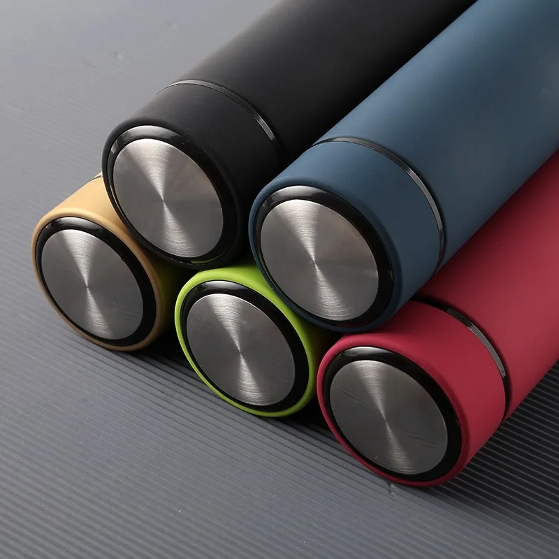

High Quality 450ML Home Thermos Tea Vacuum Flask With Filter Stainless Steel 304 Thermal Cup Coffee Mug Water Bottle Office