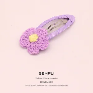 Sempli, 5 цветов, искусственные цветочные разноцветные лепестки, заколки, заколки для волос для девочек, заколки для волос для женщин, заколка для волос