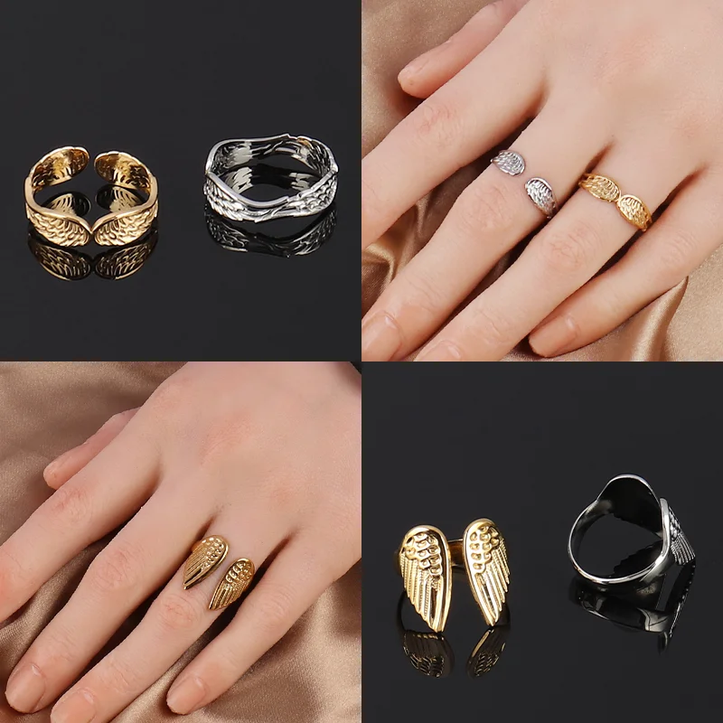 Кольцо из нержавеющей стали в стиле панк змея для мужчин и женщин мужское