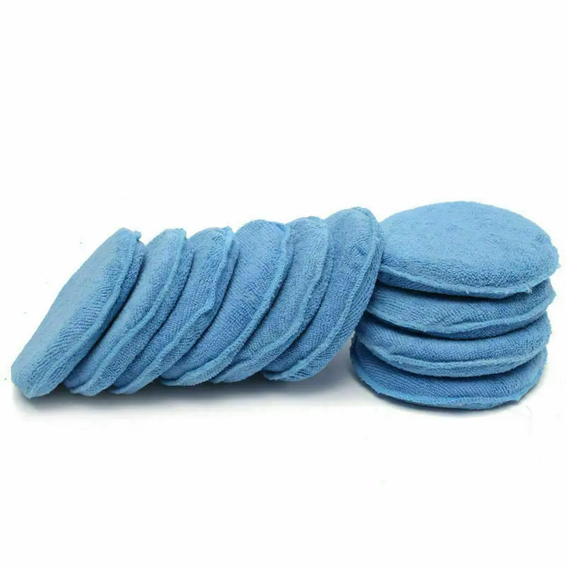 

Bumpers Sponge 10pcs Set Car Cleaning Waxing 4.7 Inch Accessories Polishing