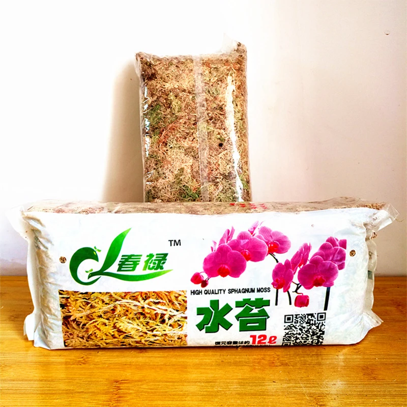 Увлажняющее питание Sphagnum Moss 12 л органическое удобрение защита сада Орхидея
