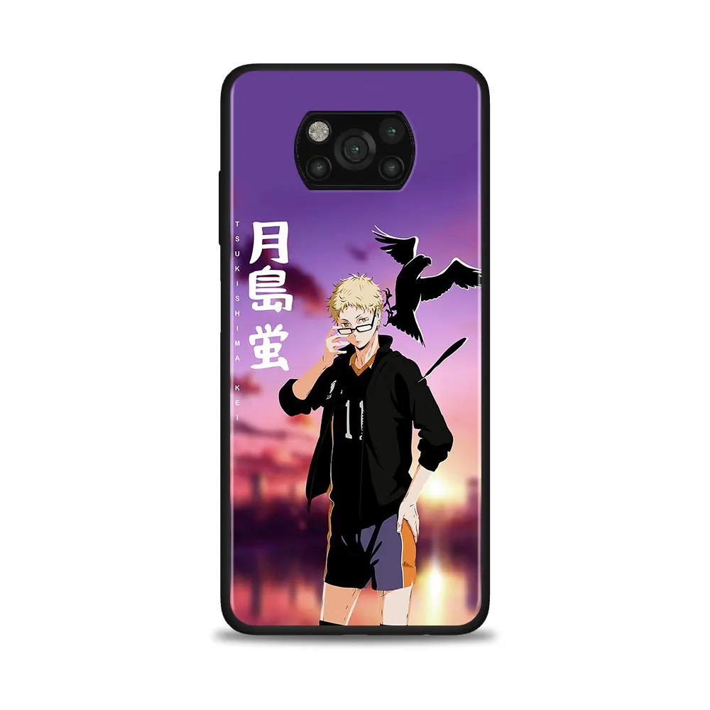 

Haikyuu Hinata Anime Art Case For Xiaomi Poco X3 NFC 6.67 inch Silicone Soft Phone Cover For Xiaomi Poco M3 Cases Bumper Fundas
