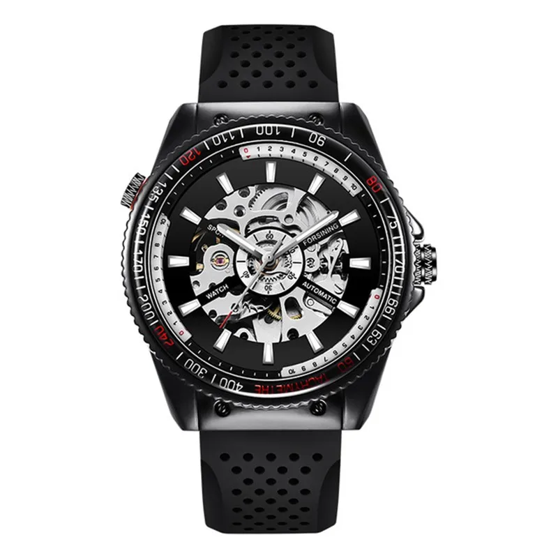 Forsining мужские часы брендовые Роскошные модные деловые автоматические