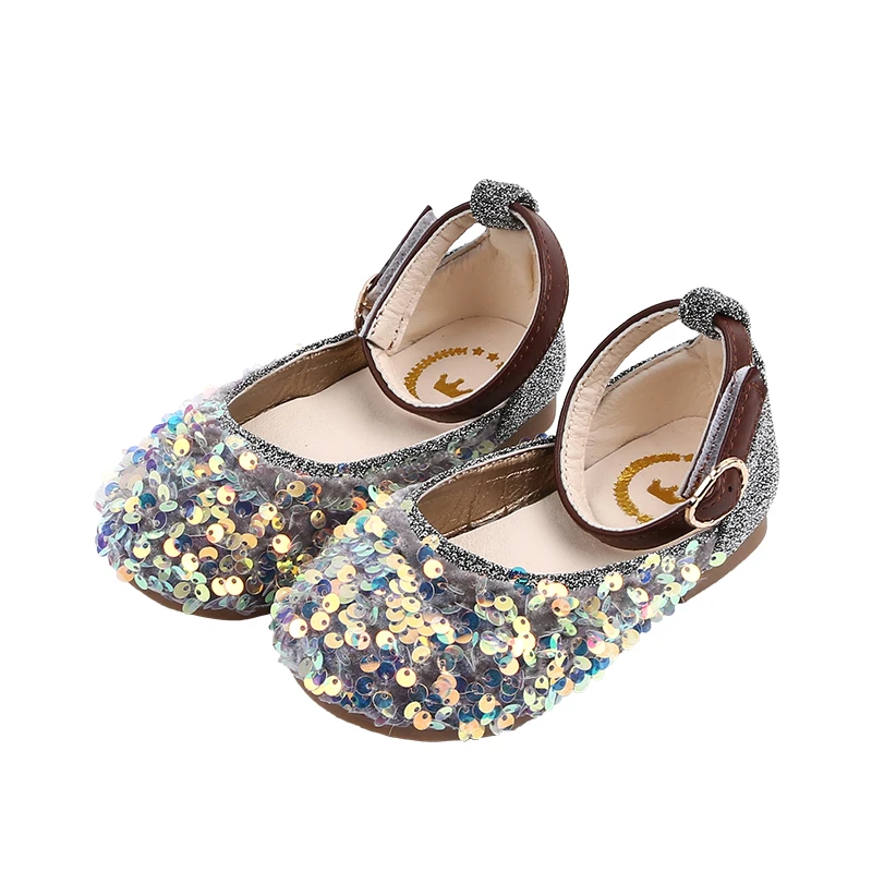 

Kids Shoes Girl Summer Spring Glitter Princess Shoes Toddler Baby Girls Party dance Shoe Children Sandals SYJ022