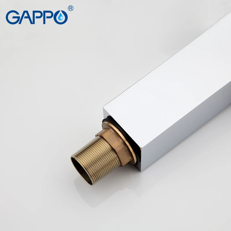 Смеситель для ванной комнаты GAPPO Широкий водопад хромированный полированный
