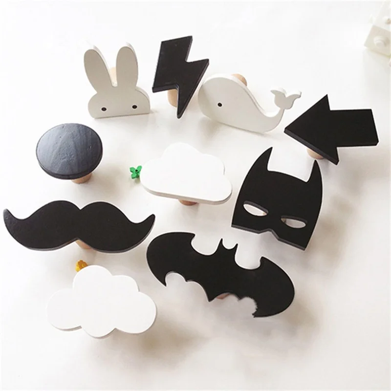 Деревянные современные Крючки для пальто детей декор спальни Настенная