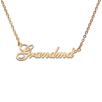 god with love heart personalized character necklace with name grandma for best friend jewelry gift