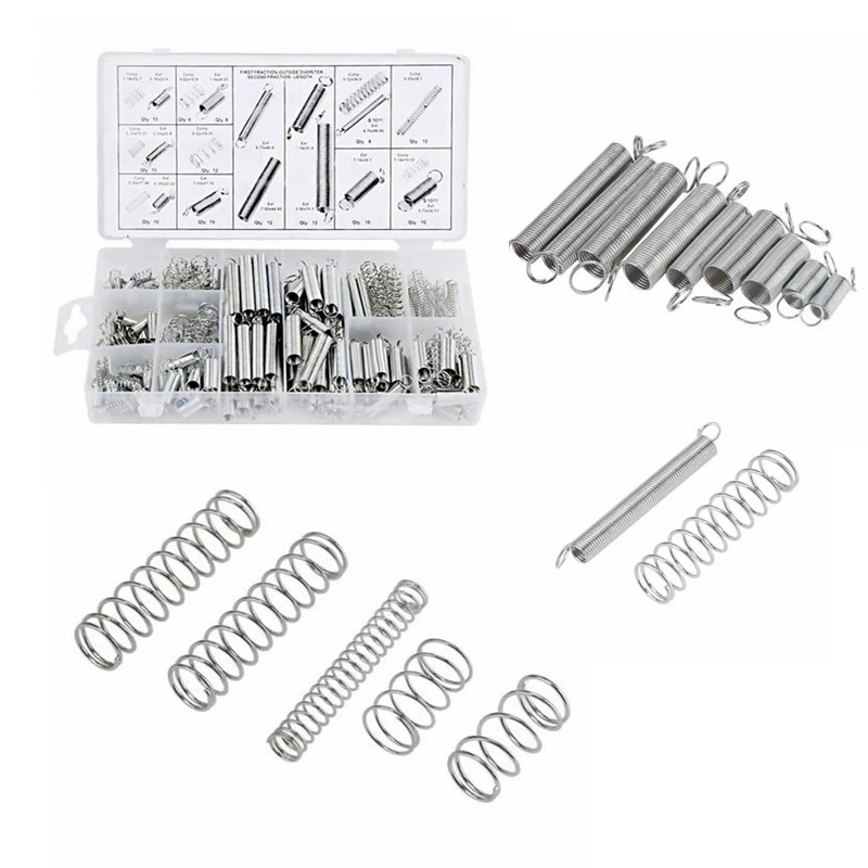 Набор пружин 200 штук оцинкованные компрессионные удлинители пружины для ремонта