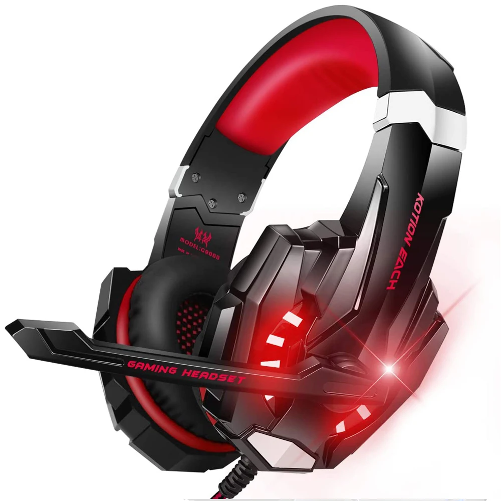 Игровые наушники KOTION G9000 стерео игровая гарнитура Шум шумоподавления с