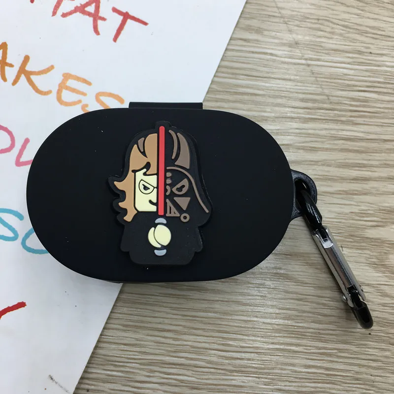 Мультяшный чехол для наушников с крючком для Xiaomi Redmi AirDots, новинка, чехол, беспроводной Bluetooth чехол для наушников, мягкий чехол из ТПУ - Цвет: 21