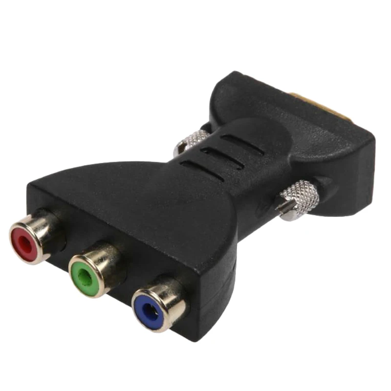3RCA RGB Женский HDMI к DVB-T 15-Pin VGA Стиль компонентное видео разъем адаптера конвентер |
