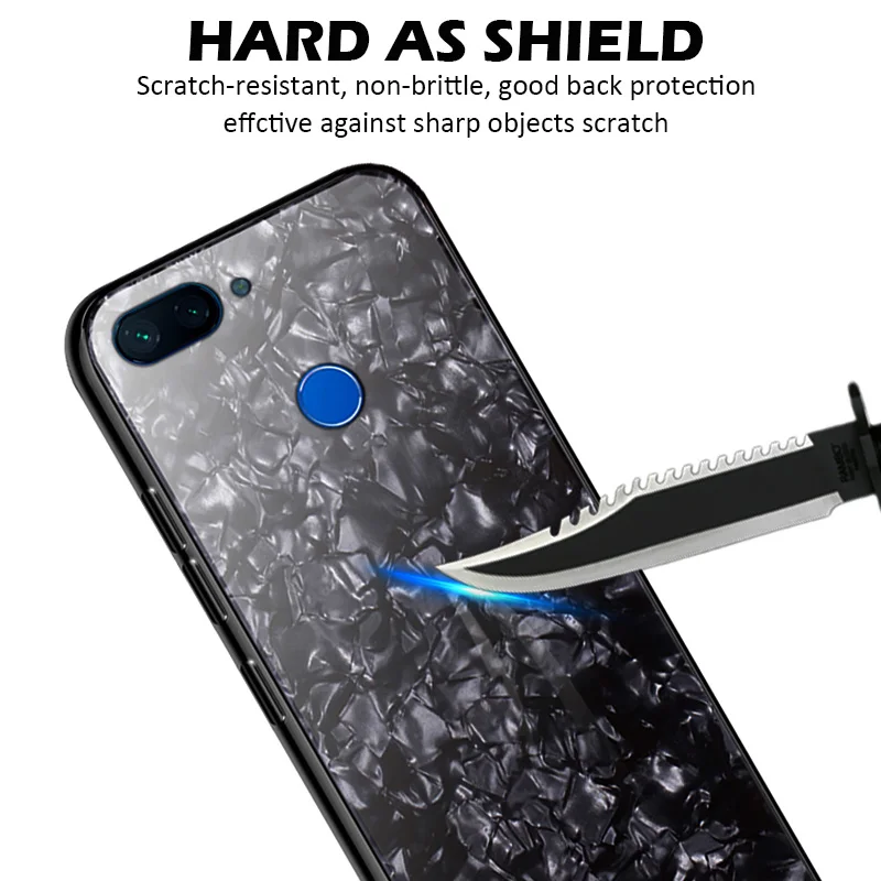 JONSNOW стеклянный чехол для Xiaomi mi 9 8 Lite Мягкий защитный A2 6 глянцевый Жесткий Чехол -