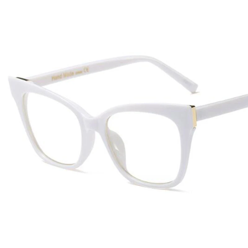 Розовые оправы для очков женские дизайнерские брендовые прозрачные линзы