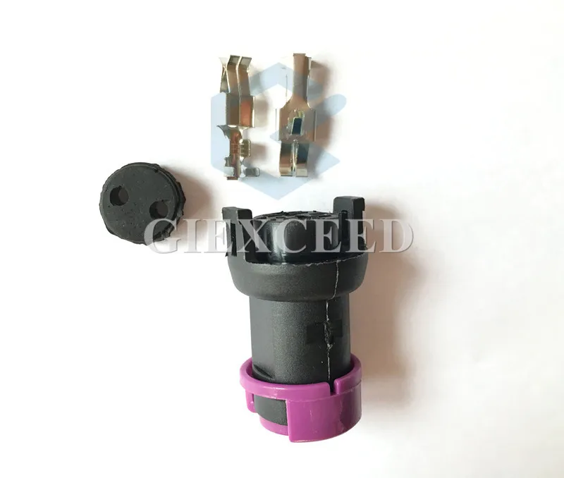 2 набора контакта водонепроницаемый гнездовой разъем для противотуманной фары