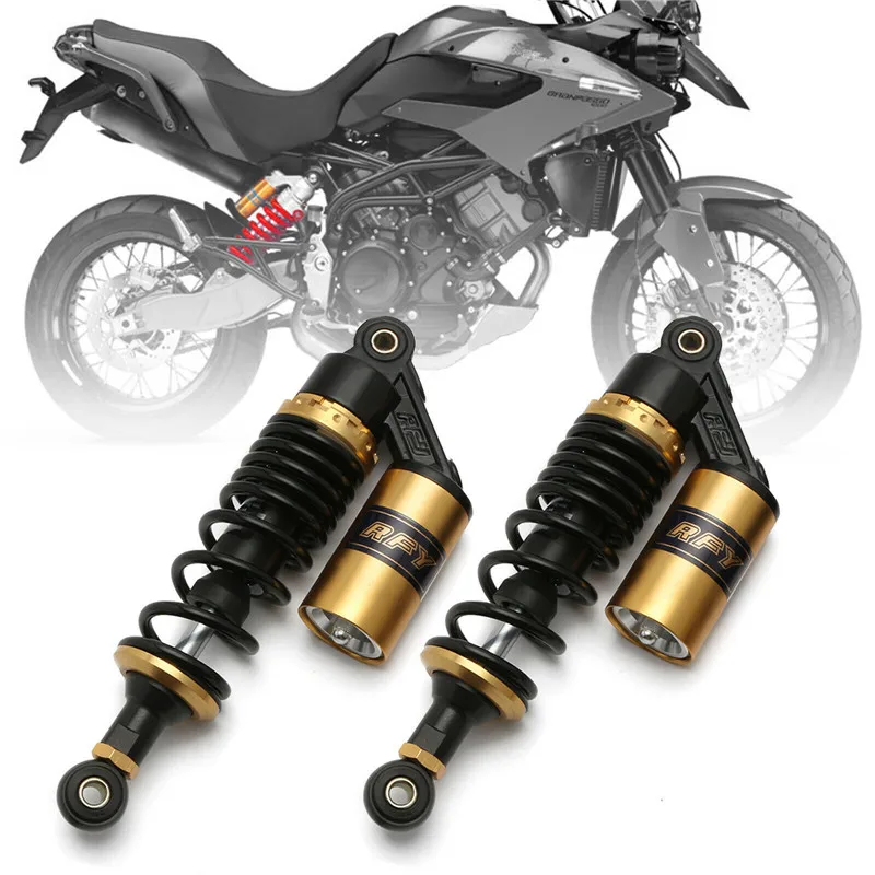 

2pcs 11" 280mm Motor Rear Shock Absorbers Air Suspension For Ducati Honda Golden