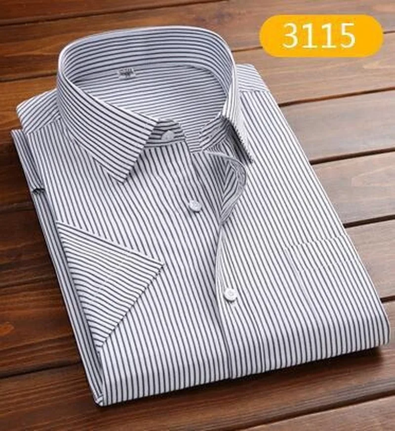 

Hot Sale 2020 Men's Shirt New Summer Short Sleeve Tooling Solid Color Twill Shirt Business Casual Lapel Shirt Men's Clothing