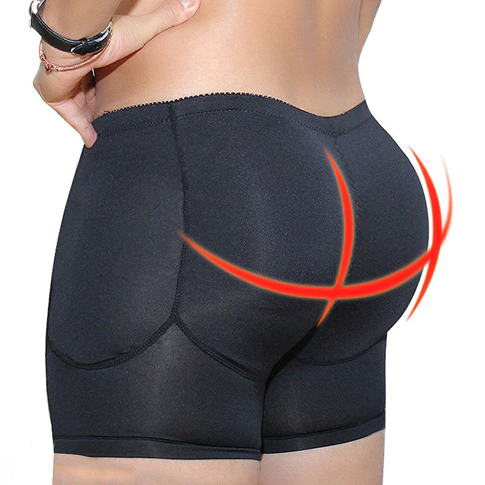 

Mens Butt Shaping Enhancing Underwear Hip Padded Boxer Briefs Butt Lifter Shapewear Trunks Men Body Shaper Control Panties