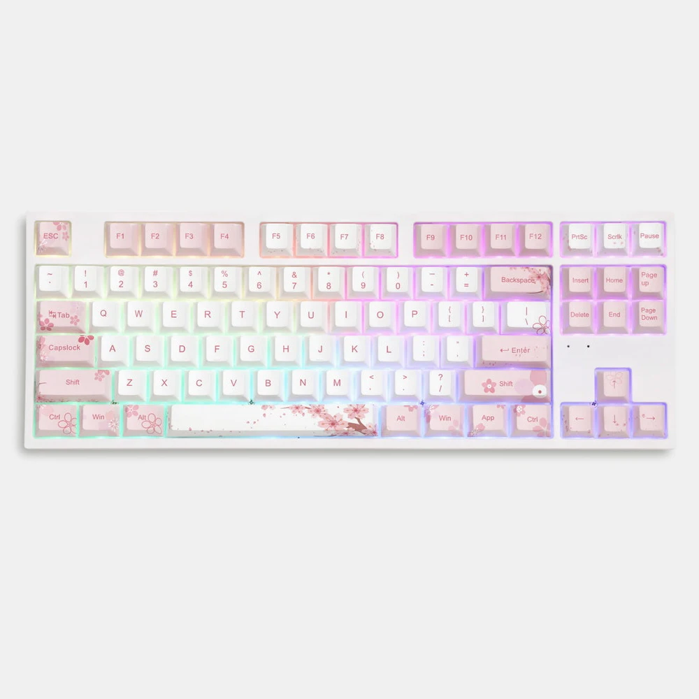 Everglide SK87 двойной режим bluetooth 87 Механическая клавиатура комплект 80% TKL печатная