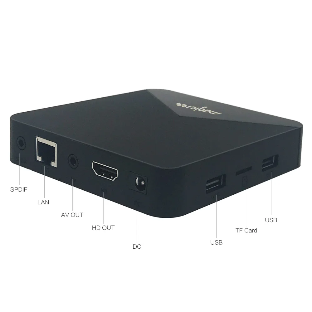 Magicsee N5 android 7,1 smart tv box Amlogic S905X четырехъядерный 2 ГБ 16 ГБ android box 2,4G+ 5G Wifi BT4.1 телеприставка 4k медиаплеер