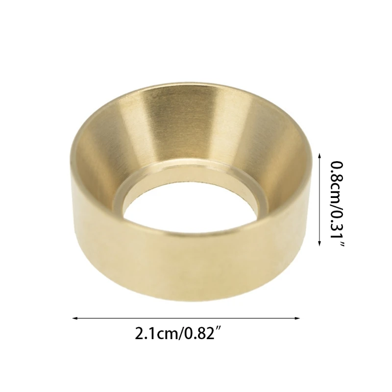 

4pcs Brass Wheel Hub Counterweight Balance Weight for 1/24 RC Car Crawler Axial SCX24 90081