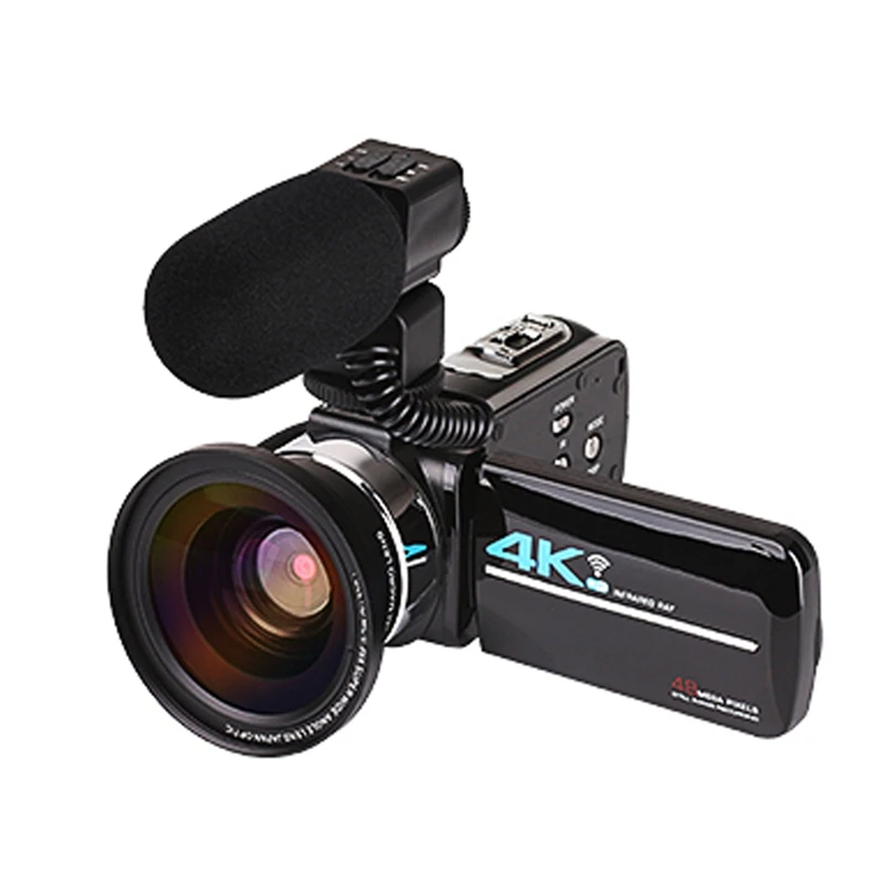 фотоаппарат цифровой 48 мегапикселей 4K Hd Цифровая камера Wifi Свадьба Dv видео