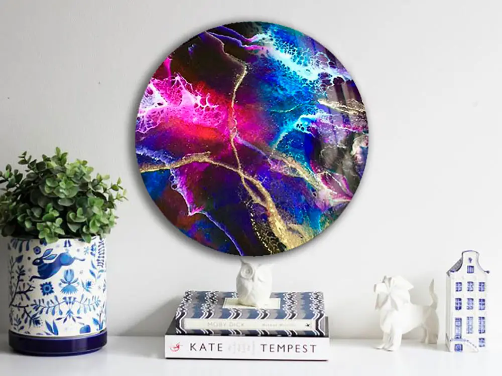 Картина космос из эпоксидной смолы