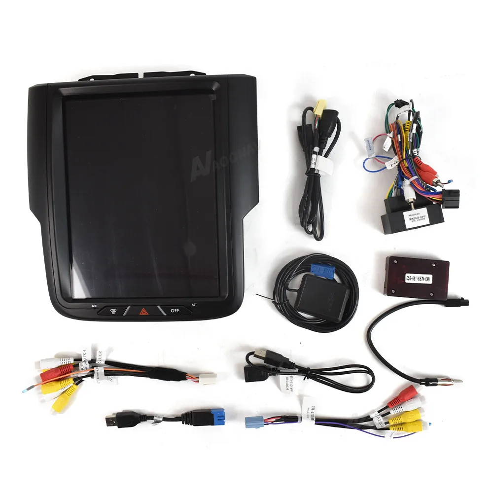

4G+128GB Android For Dodge RAM 1500 2013 -2018 car radio multimedia player Tesla Ultra HD screen 2din head unit