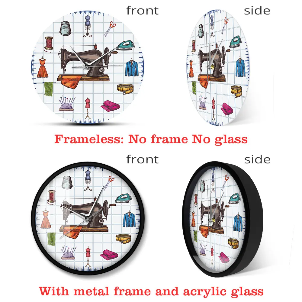 Настенные часы для стёганых и швейных машин домашний декор|Настенные часы| |