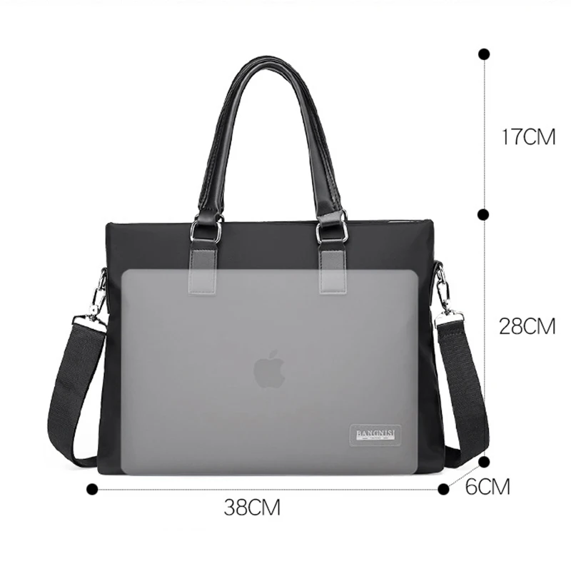 

17 "Oxford tote bag men briefcase office business Bag large capacity laptop case water proof shock HandBag For Macbook HP ASUS