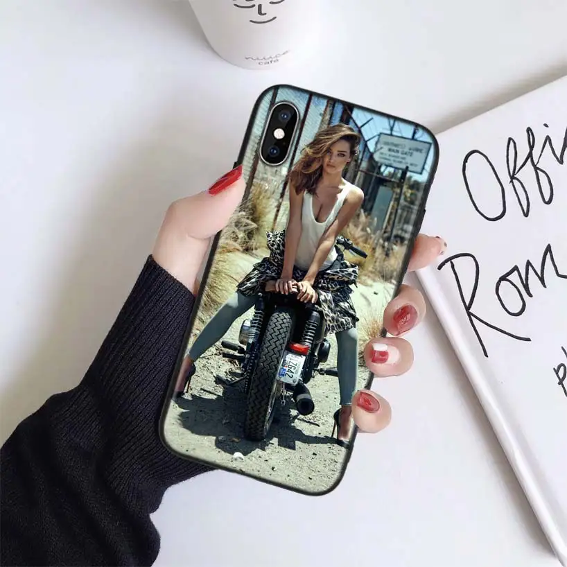 Moto cross dirtbikes чехол для Apple iphone 11 Pro XR XS Max X 7 8 6S Plus 5 5S SE Черный силиконовый чехол для телефона