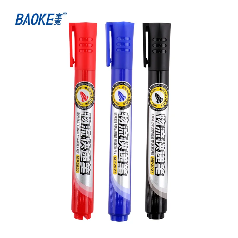 

Baoke Mp2927 Oily Quick-drying Marker Pen Logistics Express Can Add Ink And Dry Pen Nib Writing Pen