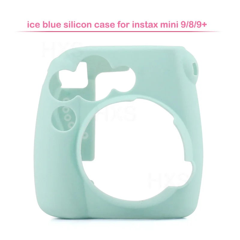 Мягкий силиконовый чехол для камеры FUJI защитный кожаный Fujifilm Instax Mini 9/8 +/8 цветная