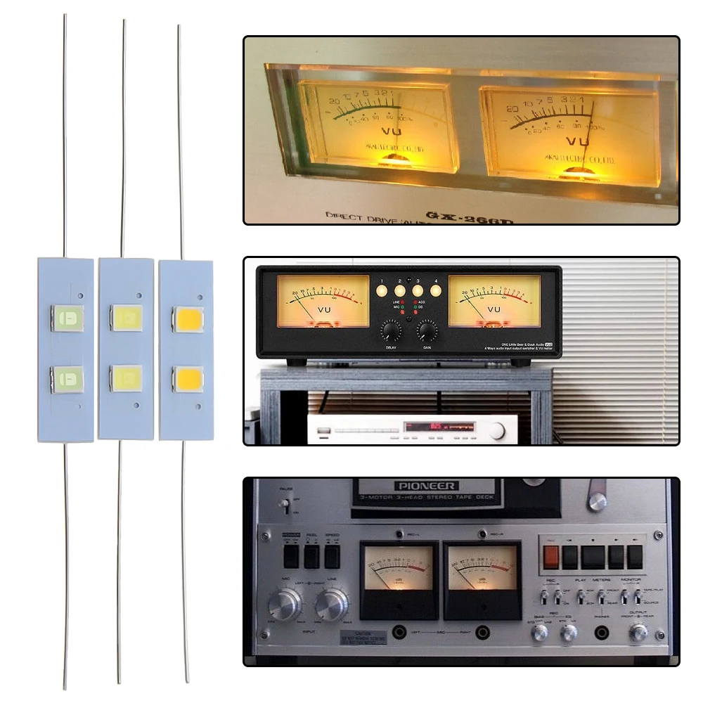 

Светодиодная лампа-счетчик осевого УФ 100x8 в для кассетного плеера ONKYO AKAI, новаторская катушка для рекордеров и других классических Hi-Fi устро...