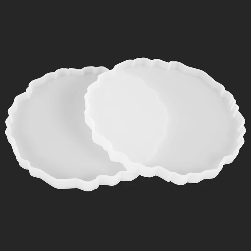 4 шт. формы для подставки из смолы эпоксидной изготовления кусочков силиконовой