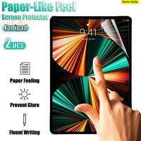 2pcs paper like tablet screen protector for ipad pro 11 12 9 2021 10 5 10 2 2020 matte film for ipad air mini 5 4 3 2 1 no glass