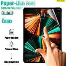 YL WC 2pcs Paper Like Tablet Screen Protector For Ipad Pro 11 12.9 2021 10.5 10.2 2020 Matte Film For Ipad Air Mini 5 4 3 2 1