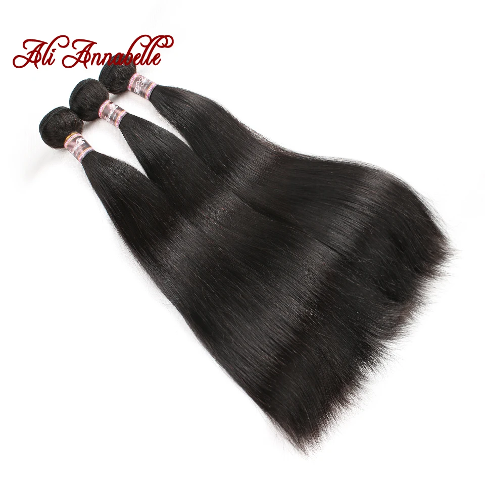 Прямые перуанские пряди из человеческих волос с двойным нарисованным рисунком