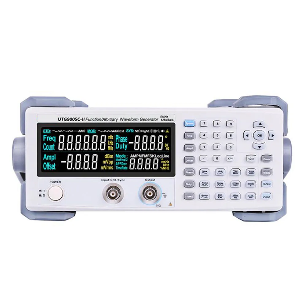 

UTG9005C-II генератор сигналов произвольный генератор сигналов 125MSa/s 5MHz Высокоточный генератор сигналов