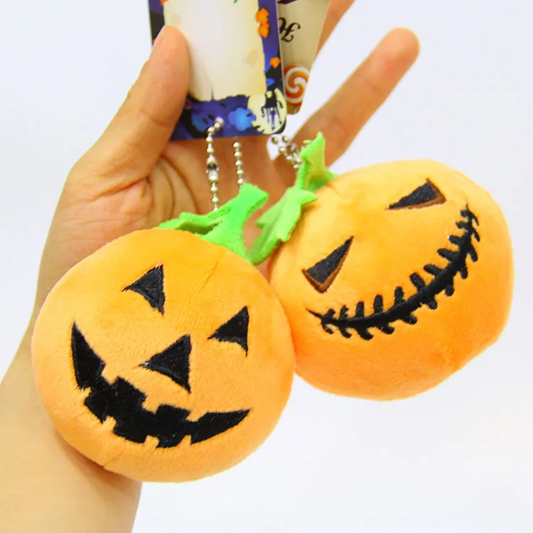 20 шт./лот оранжевая плюшевая лампа в виде тыквы на Хэллоуин игрушечные фонари