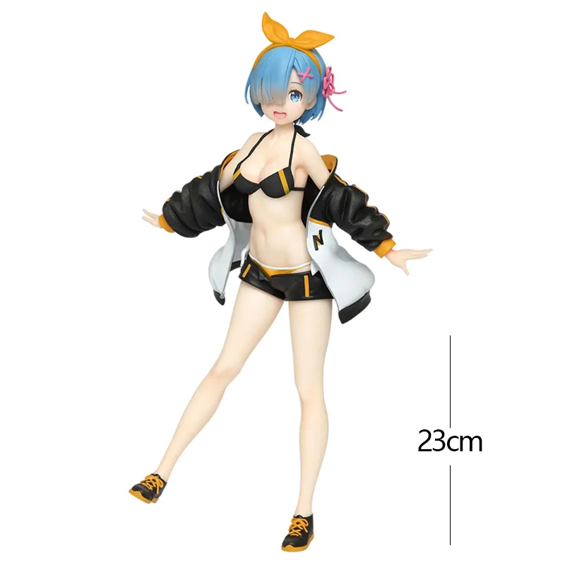 

В наличии Taito Аниме фигурки Rem Jumper, купальник Ver Life In A в другом мире от нуля, экшн-фигурки, ПВХ Модель, детские игрушки, подарок