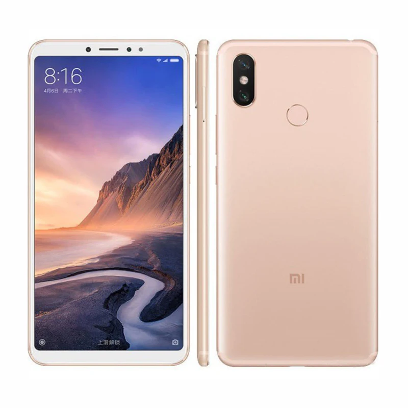 xiaomi mi max 3 max 2 max 1 6 9 inch 4g ram 64gb rom fingerprint 4g android smart phone max series free global shipping