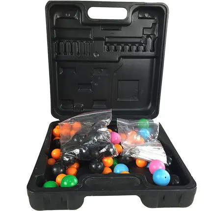 Model of organic molecular structure chemical training aid teaching apparatus Colored rubber ball free shipping